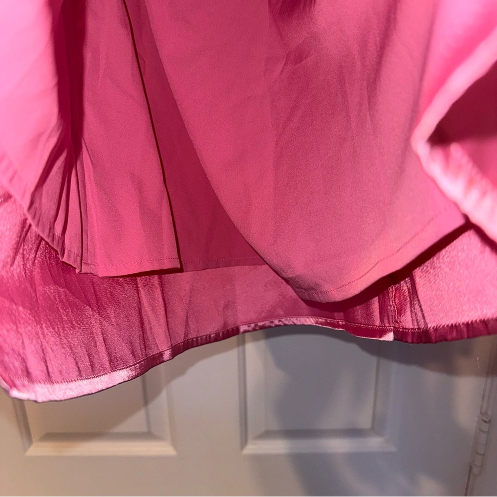 Princess Polly satin pink Shaya Strapless Maxi Dress tie bow back 4 NWT - Picture 10 of 15